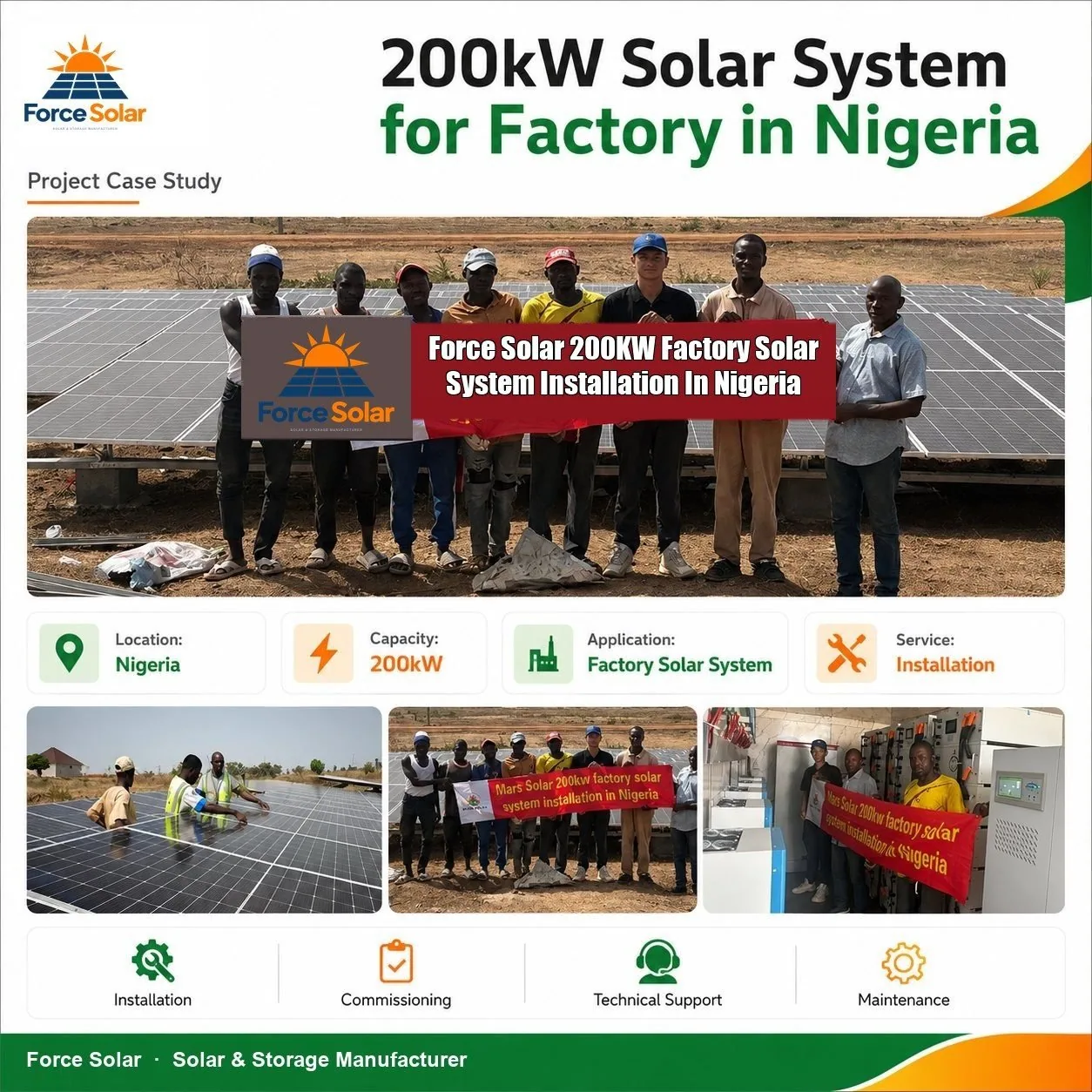 200kW 200kVA Solar System