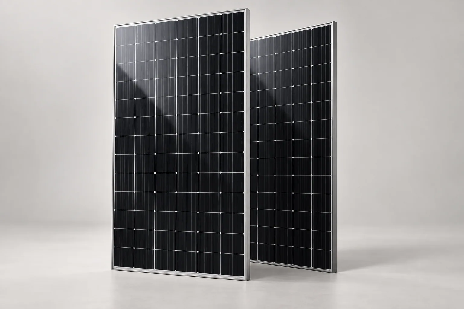 Solar panel array on a commercial rooftop in a tropical market